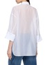背面 - 点击放大 - PESERICO - Sheer Back Dropped Sleeve Shirt
