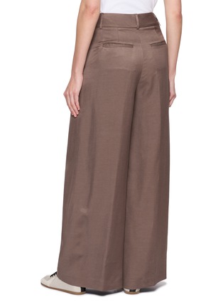 背面 - 点击放大 - PESERICO - Double Dart Palazzo Trousers