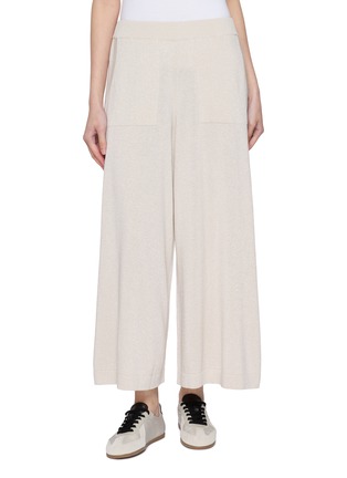 首图 - 点击放大 - PESERICO - Elastic Waist Wide Leg Sweatpants