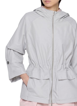  - PESERICO - Hooded Zip Up Parka Jacket