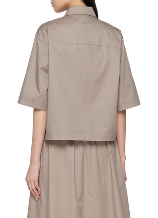 背面 - 点击放大 - PESERICO - Boxy Half Sleeve Shirt