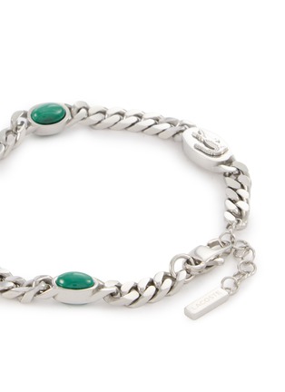 细节 - 点击放大 - LACOSTE ACCESSORIES - Silver Toned Metal Easy Chain Bracelet