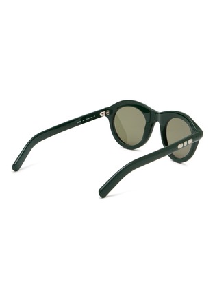 模特儿示范图 - 点击放大 - LACOSTE ACCESSORIES - Acetate Round Sunglasses