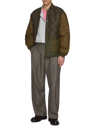 模特儿示范图 - 点击放大 - BARBOUR - Cording Quilted Jacket