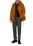 模特儿示范图 - 点击放大 - BARBOUR - Re-Engineered Hooded Showerproof Wading Spey Jacket