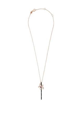 首图 - 点击放大 - ROBERTO COIN - Tiare 18K Rose Gold Mother Of Pearl Rubellite Ruby Necklace