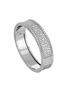 首图 - 点击放大 - ROBERTO COIN - Rocks & Diamonds 18K White Gold Diamond Ruby Bangle