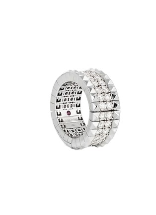 首图 - 点击放大 - ROBERTO COIN - Rocks & Diamonds 18K Rose Gold Diamond Ruby Ring — EU 53