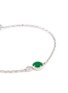 细节 - 点击放大 - LC COLLECTION LABEL - 18K White Gold Diamond Cobochon Jadeite Bracelet