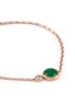 细节 - 点击放大 - LC COLLECTION LABEL - 18K Rose Gold Diamond Cobochon Jadeite Bracelet