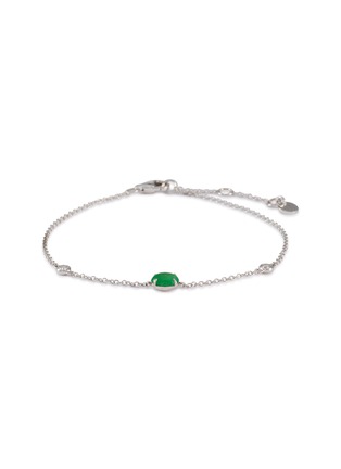 首图 - 点击放大 - LC COLLECTION LABEL - 18K White Gold Diamond Jadeite Bracelet