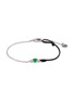 首图 - 点击放大 - LC COLLECTION LABEL - 18K White Gold Diamond Cabochon Jadeite Thread Bracelet — Small