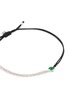 细节 - 点击放大 - LC COLLECTION LABEL - 18K White Gold Cabochon Jadeite Thread Bracelet — Medium