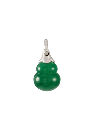 首图 - 点击放大 - SAMUEL KUNG - 18K White Gold Jade Diamond Pendant
