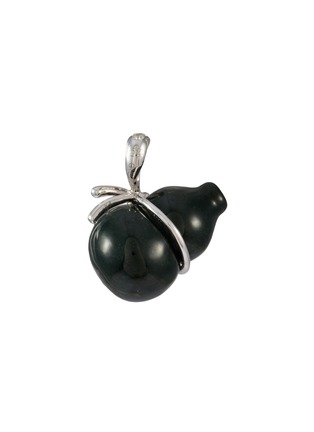 细节 - 点击放大 - SAMUEL KUNG - 18K White Gold Jade Diamond Pendant