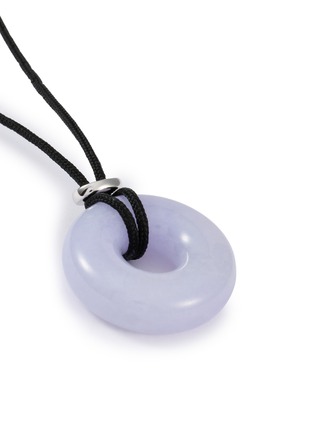 细节 - 点击放大 - SAMUEL KUNG - Lavender Jade Hoop Pendant