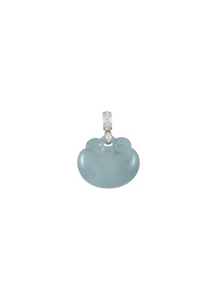 首图 - 点击放大 - SAMUEL KUNG - 18K White Gold Jade Pendant