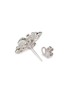 细节 - 点击放大 - SAMUEL KUNG - 18K White Gold Jade Diamond Sapphire Ruby Garnet Earrings