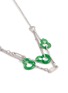 细节 - 点击放大 - SAMUEL KUNG - 18K White Gold Jadeite Diamond Necklace