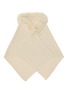 首图 - 点击放大 - LANE’S - Fur Collar Wool Cashmere Knit Shawl