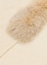 细节 - 点击放大 - LANE’S - Fur Collar Wool Cashmere Knit Shawl
