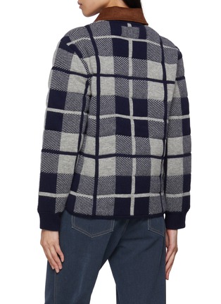 背面 - 点击放大 - GUEST IN RESIDENCE - Reversible Quilted Plaid Liner Wool Cashmere Jacket