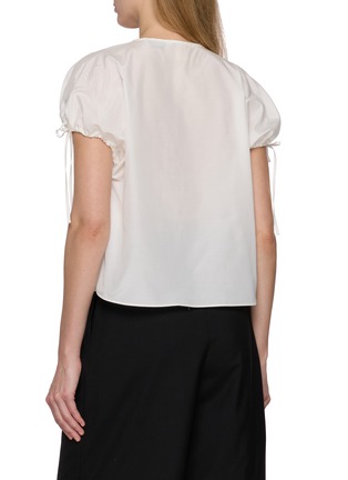 背面 - 点击放大 - THE LOOM - 泡泡袖拼接上衣