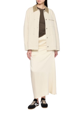 模特儿示范图 - 点击放大 - THE LOOM - 褶裥加长半身裙