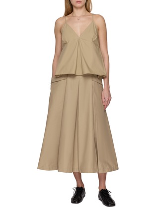 模特儿示范图 - 点击放大 - THE LOOM - V 领吊带背心