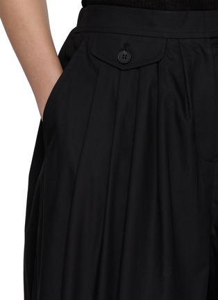  - THE LOOM - 压褶八分阔腿裙裤