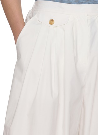  - THE LOOM - 压褶八分阔腿裙裤