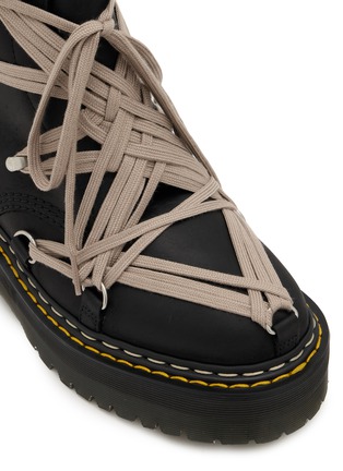 细节 - 点击放大 - RICK OWENS - X DR. MARTENS 1460 系带及踝靴