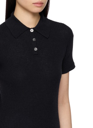  - GUEST IN RESIDENCE - Shrunken Cashmere Knit Polo Shirt