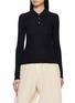 首图 - 点击放大 - GUEST IN RESIDENCE - Long Sleeve Shrunken Cashmere Knit Polo Top