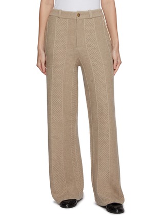 首图 - 点击放大 - GUEST IN RESIDENCE - Tailored Cashmere Wool Cable Knit Pants
