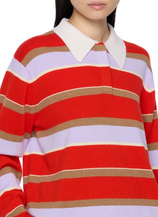  - GUEST IN RESIDENCE - Cropped Striped Rugby Shirt