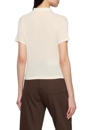背面 - 点击放大 - GUEST IN RESIDENCE - Shrunken Cashmere Knit Polo Shirt