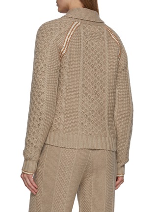 背面 - 点击放大 - GUEST IN RESIDENCE - Marlowe Wool Cashmere Cable Knit Cardigan