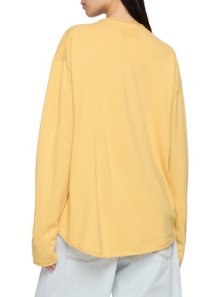背面 - 点击放大 - GUEST IN RESIDENCE - Oversized Rolled Edge Crewneck Sweater