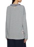 背面 - 点击放大 - FAFAMOON - Long Sleeve Chequered Collar Top