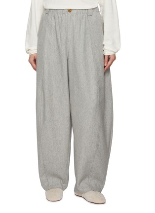 首图 - 点击放大 - FAFAMOON - Front Curve Wide Leg Wool Pants