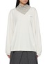 首图 - 点击放大 - FAFAMOON - Long Sleeve Scarf Top