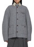 首图 - 点击放大 - FAFAMOON - Stand Collar Knit Coat