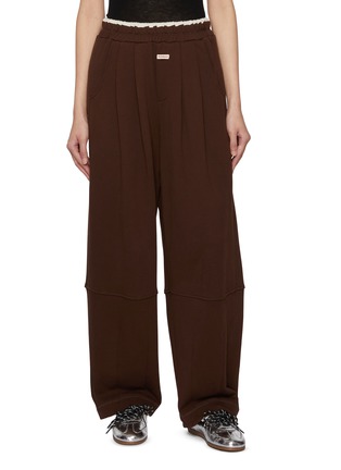 首图 - 点击放大 - FAFAMOON - Elasticated Waistband Relaxed Fit Sweatpants