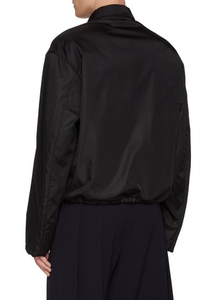 背面 - 点击放大 - PRADA - Triangle Logo Zip Up Shirt Jacket