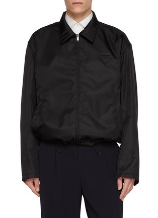 首图 - 点击放大 - PRADA - Triangle Logo Zip Up Shirt Jacket