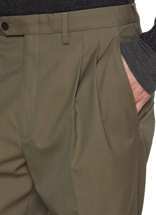  - PRADA - Single Pleated Straight Leg Pants