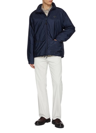 模特儿示范图 - 点击放大 - PRADA - 直筒牛仔裤