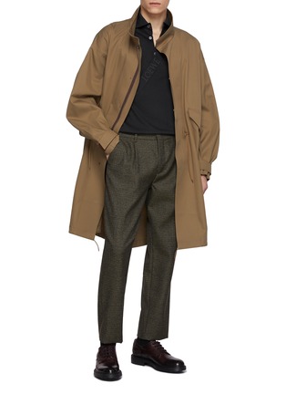 细节 - 点击放大 - BAZ & FRIENDS - X DREYDEN 羊毛 GRUMPY MINI 图案针织 POLO 衫