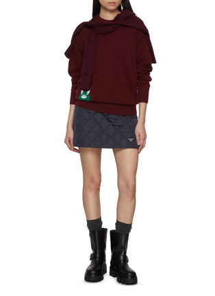 BAZ & FRIENDS | X DREYDEN 混羊毛 STINGY MINI 图案针织衫